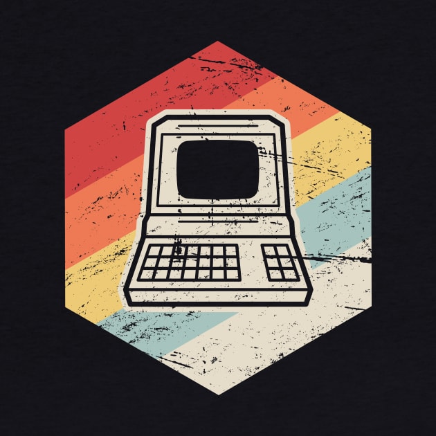 Retro Vintage Computer Icon by MeatMan